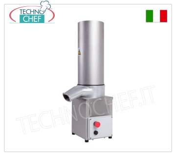 Macina  Pane MACINA PANE A COLONNA per pane secco e tostato, resa 80-100 Kg/ora, setacci in doppia granulometria diametro 3/4'', 5-6 mm, bocca di uscita in fusione di alluminio alta mm.255, V.380/3, Kw.0,75, Peso 23 Kg, dim.mm.370x300x900h