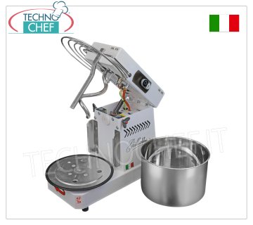 FAMAG - Grilletta, Impastatrice a Spirale da 6 Kg, Testa Sollevabile, mod. IM6S/230 Impastatrice a spirale da 6 Kg GRILLETTA, Professionale con testa sollevabile e vasca estraibile da 11 litri,  V 230/1, kW 0,35, Peso 30 Kg, dim. mm 510x290x390h