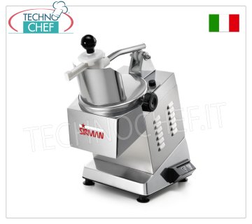 Sirman - Tagliaverdure Elettrico Professionale da Tavolo, coperchio Inox, mod.TM-INOX