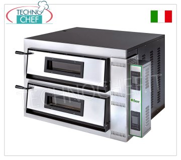 FIMAR - Forno pizza elettrico per 6+6 Pizze da 35 cm, 2 camere indipendenti da cm 72x108,
