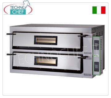 FIMAR - Forno pizza elettrico per 9+9 Pizze da 35 cm, 2 camere indipendenti da cm 108x108,