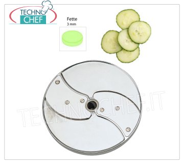 Disque coupe-légumes pour tranches de 3 mm Disque pour couper des tranches d'une épaisseur de 3 mm