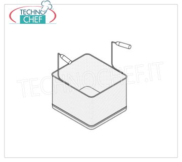 TECHNOCHEF - 1/2 panier pour cuiseur de pâtes, Mod.9CS1 / 2 Panier 1/2 dim.mm.290x240x200h, pour cuiseur de pâtes Pasta 900 Line