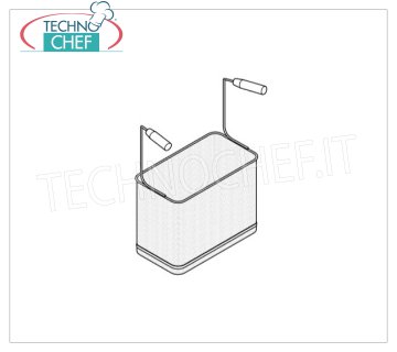 TECHNOCHEF - Panier 1/3 pour cuiseur de pâtes, Mod.9CS1 / 3 Panier 1/3 dim.mm.290x160x200h, pour Pasta Cooker Line 900