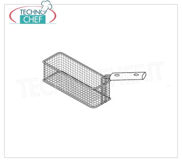 Demi corbeille pour friteuse à gaz 20 litres Demi panier pour friteuse à gaz 20 lt, dim.mm.125x335x125h