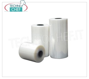 Film d'étanchéité en rouleaux pour barquettes en carton thermoscellable, 20 cm de large, 400 mètres de long FILM Soudage en rouleaux de MELINEX et de POLYPROPYLENE alimentaire, pour le soudage de barquettes en carton, LARGEUR LARGEUR mm 200, LONGUEUR mètres 400, adapté aux Thermoscelleuses - PRIX pour SAC DE 5 BOBINES