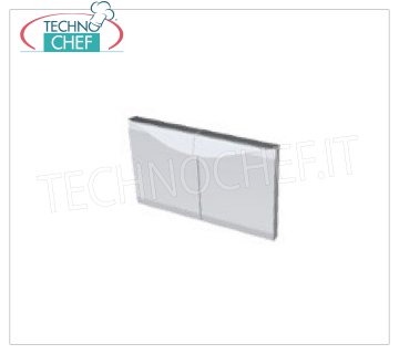 TECHNOCHEF - 2 portes compartiment, Mod.2P400 2 portes pour compartiment, 400 + 400 mm