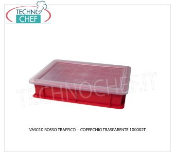 Couvercle transparent pour boîte à pain à pizza 60x40 cm Couvercle transparent pour boîtes de pâte à pain à pizza en polyéthylène alimentaire, poids 0,90 kg, dim.600x400mm