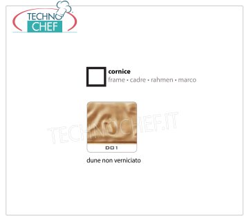 Cadre Dune non peint D01 Cadre avec porte-verre, '' Dune '' non peint, dimensions 780x780x7h mm