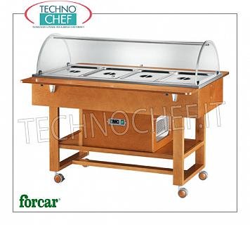 Carrelli refrigerati espositori 