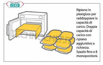 étagère plexiglass pour doubler la capacité de charge 