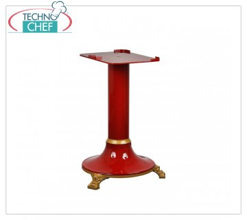 TECHNOCHEF - Socle support en fonte à base ronde pour Trancheuse à Volant Socle support en fonte pour trancheuses à volant, avec base ronde, diamètre 600 mm, Hauteur 790 mm, plateau 400x500h mm, Poids 54 Kg.