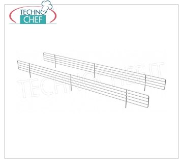 GRILLE DE RETENUE BLANCHE PLASTIFIÉE Grille de retenue de produit plastifié blanc pour VULCANO peint (H 80 mm)