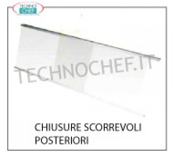 Chiusure scorrevoli posteriori Chiusure scorrevoli posteriori in plexiglass per mod. SALINA 80 lungo mm 2480