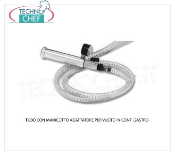 Tubo con manicotto adattatore in contenitori gastro